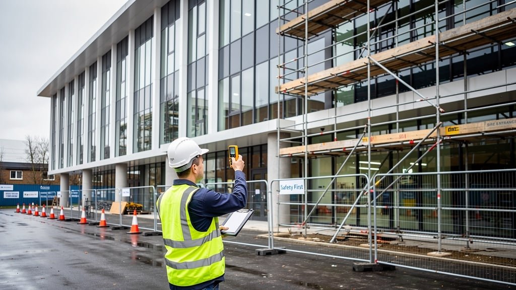 Commercial Building Survey in Progress